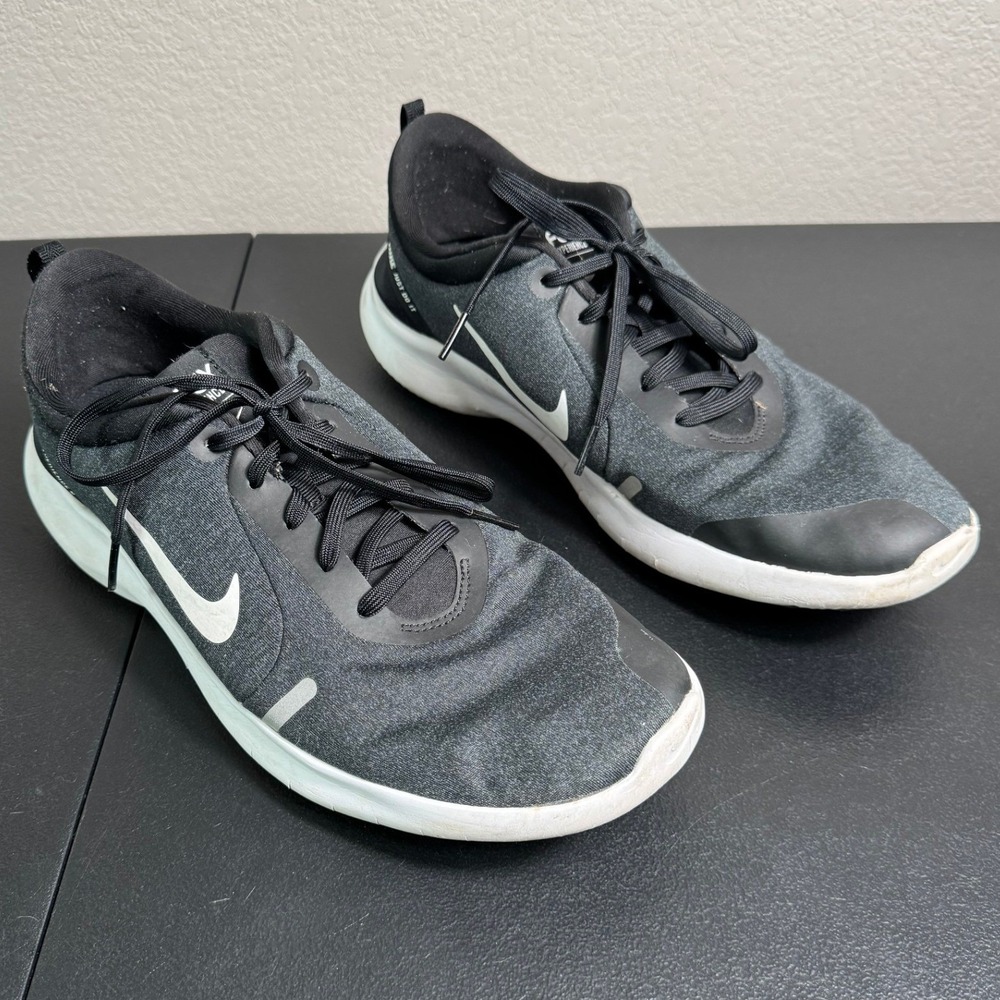 Nike Flex Experience RN 8 Mens Running Shoes Black Grey AJ5900-013 Size 13‎